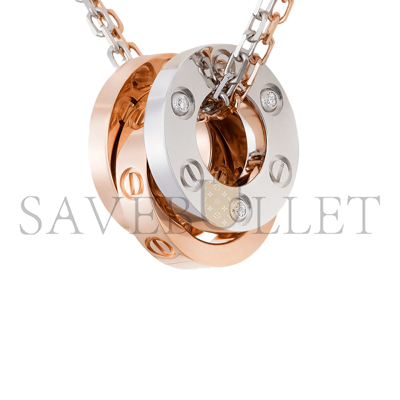 CARTIER LOVE NECKLACE, 6 DIAMONDS B7219700